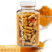 염증에 좋은 강황 커큐민 엘더베리 효능 영양제 1500mg 120캡슐, 1개, 120정