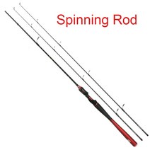장대낚시대 165m 18m 2 섹션 MMLUL 파워 낚싯대 바다 루어 무게 425g 스피닝 캐스팅 로드 탄소 섬유, 02 2 Tip Spinning Rod_01 1.65m