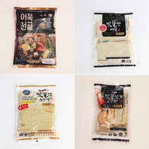 맛뜰안 밀가루없는 가마보꼬 어묵 전골 탕 야채 사각 모듬 오뎅 혼술 야외 캠핑용, 2_ 모듬어묵 800g 1봉