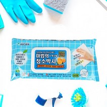 마법의 60매 청소 박사 물티슈 판촉물 만능 다기능세정제 기름때제거, 단품