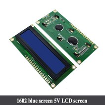 LCD 모듈 LCD1602 LCD 1602 2004 12864 모듈 파란색 녹색 화면 16x2 20X4 문자 LCD 디스플레이 모듈 HD4478, 한개옵션1, 02 1602 Blue