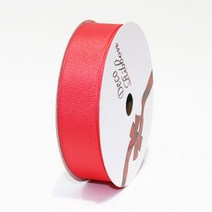 금비 골직리본(25mm*15m), G#38 다홍, 15m