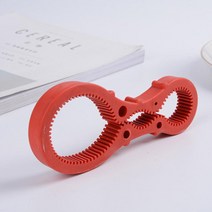 안열리는 딸기쨈 뚜껑열기 만능오프너 다용도따개 미끄럼방지 잼병마개, 1개, 레드