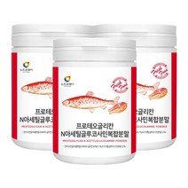 뉴트로웨이 연어코프로테오글리칸 엔아세틸글루코사민분말120gx3병 보스웰리아추출분말 우슬추출분말 혼합유산균, 120g, 3개
