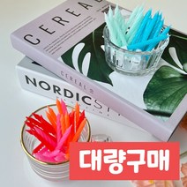 [당일배송] 하피블리 생일초 케이크초, 10. 형광트위스트초 10P, 레드, 6개