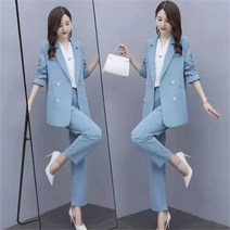 봄가을 여성 정장세트 자켓 바지 루즈핏 빅사이즈