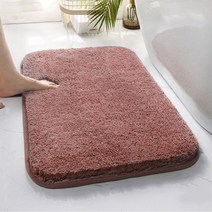 SKANDSALO 양말목 발매트 복층계단 인테리어 코스트코 주방매트 규조토 빨아쓰는 구조토두꺼운 욕실, 80x100cm 머리 높이 약 3cm, 분홍