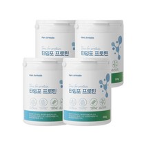 타임포 프로틴 산양유단백질 분리유청 단백질 보충제 300g, 4개