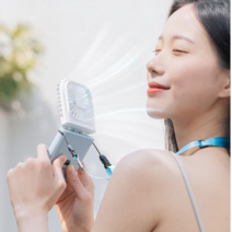 아이픽 파워뱅크 3in1 휴대용 선풍기 휴대폰거치대 손선풍기, IPICK-F30PRO, 핑크