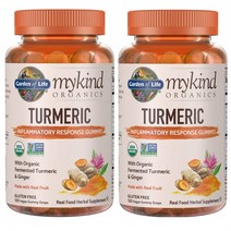 가든오브라이프 마이카인드 터메릭 튜메릭 강황 254mg 비건 젤리 구미 120개 X 2통
