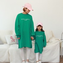무지개나무 엄마딸커플룩 카멘테자수원피스