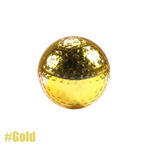 1Pcs 디아 42.7mm 금속 도금 컬러 골프 공 멋진 경기 오프닝 목표 스포츠 이벤트를위한 최고의 선물 내구성 건설, 금