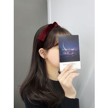 매듭 리본 컬러 벨벳 러블리 헤어밴드 5 color