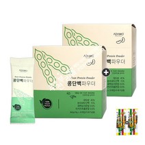 청솔 아다모 콩단백파우더(20포) x 2통(+맛기차콘 2개포함), 2개