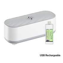 울트라 소닉 클리닝 머신 홈 링 클리너 ewelry 오일 얼룩 진동 시계 콘택트 렌즈 안경 틀니, CHINA_USB Rechargeable