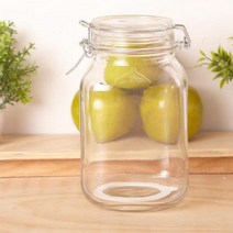 피도 투명 밀폐용기 2000ml밀폐용기 도자기 유리용기 보관용기 주방용품