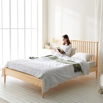오트 소나무 원목 침대 프레임 SS Q, 04.SS+포켓70T매트, 딥그레이