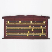 클래식 나무 스누커 당구 게임 점수 판