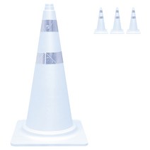 동광안전산업 칼라콘 백색(백색띠), 4개