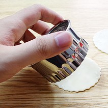 만두기계 만두제조기 만두빚는기계 성형기 설날 떡국 스테인레스 스틸 만두 금형 반죽 프레스 커터 3 개, 한개옵션0