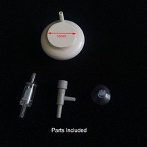 35mm 나노 물고기 어항 수족관 기포 발생기 생성기 무소음 연못 펌프 산소공급, Set1 with parts