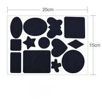 가죽보수스티커 25/20/5/1pcs 진 패치 데님 접착제 팔꿈치 DIY 청바지 수리 의류 직물 바느질, 19 1 Pack