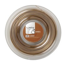 LUXILON(룩실론) ​​테니스 스트링 가트 니시키오리 케이 사용 ELEMENT 125 (엘리먼트 125) [200m릴] WRZ990106 브라운
