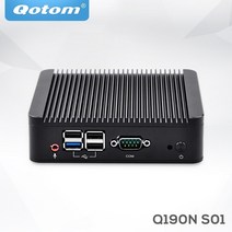 미니피씨 OEM 산업용 베어본 미니 데스크탑 PC N2920 J1900 팬리스 서버 리눅스 우분투 쿼드 코어 x86 컴퓨터, [02] J1900 WIFI, [06] 8G RAM 64G SSD