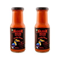 나긴 인디안 핫소스 230g X 2세트 (NAAGIN Indian Hot Sauce) - Smoky Bhoot 부트 졸로키아 칠리 인도핫소스