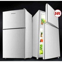 소형차 겸용 50L 카라반 냉장고 소형 화물차 이동식, 싱글 도어 21L 실버