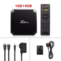 vontar x96 mini android tv box x96mini android 7. smart tv box 2gb 6gb amlogic s905w 쿼드 코어 2.4ghz wi, 협력사, AU 플러그, 1G 8G 및 IR 케이블