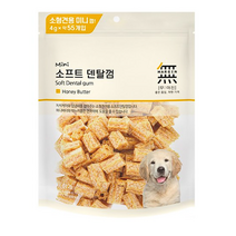 바우와우 무마진 소프트덴탈 미니 4종 220g 강아지덴탈껌, 허니버터220g, 2개