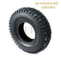 바이크 타이어 오토바이 12 인치 4.10/3.50-5 외부 및 내부 두꺼운 미끄럼 방지 내마모성 미니 쿼드 먼지 자전거 스쿠터 ATV 버기 부품, [01] outer tyre