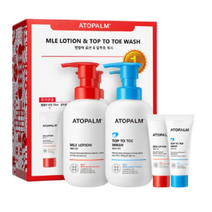 아토팜 엠엘이 로션 300ml + 20ml + 탑투토 워시 300ml + 20ml 세트, 8세트