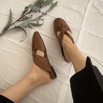 1cm 뮬 슬리퍼 꼬임 매듭 러블리 여성스러운
