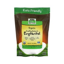 나우푸드 리얼푸드 오가닉 제과용 에리스리톨 가루 파우더 분말 설탕대체 454g