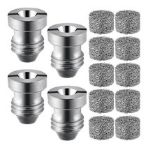 폼랜스 세차폼건 거품 세차 부품 스노우 품건 14 Pcs 1.1mm 폼 오리피스 노즐 및 메이커 세트 스노우 랜스, 01 silver