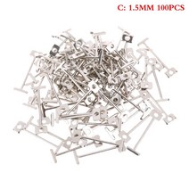 건설 도구 실노 천을 마 상자 홀더100pcs 0.91.21.5mm 샘플 타일 레벨링 시스템은 강철 바늘 타일 레벨링 장치 클리어런스 도구 건설 도구를 대체 할 수 있습니다., 0.9mm 100개