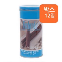 레돈도 4종 쿠키앤크림 카푸치노 바닐라 딸기 웨이퍼 125g x 12개, 1. 쿠키앤크림 웨이퍼 125g x 10개