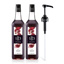 1883 1883 그레나딘(석류)시럽 2개 + 1883시럽펌프, 단품