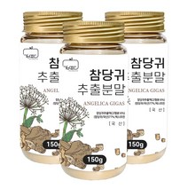 국산 참당귀분말 150g 당귀분말 참당귀 당귀가루 데커신, 3개