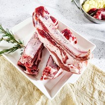 [버크셔K] 지리산 흑돼지 생돼지갈비 돈대갈비 1kg 캠핑바베큐용, 단품