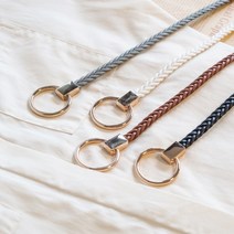 데이모드 심플 포인트 꽈배기 벨트 4개 set