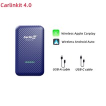 Carlinkit 3.0 카플레이 무선 액티베이터 USB 동글 마세라티 레반테 지브 호환, 01 CarlinKit 4.0