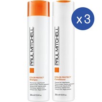 폴미첼 컬러 프로텍트 샴푸 앤드 컨디셔너 300ml 듀오 Paul Mitchell Color Protect Shampoo and Conditioner Duo, 3개