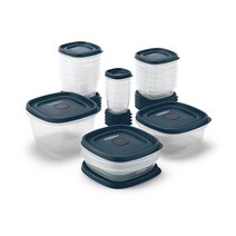Rubbermaid Easy Find Lids 식품 보관 용기 4피스 세트 레드 (1787251)194701