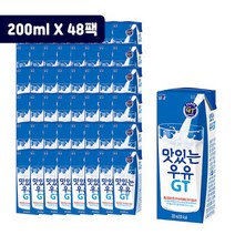 남양유업 맛있는우유 GT 200mlX48팩 2174013, 4개, 200ml