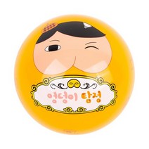 위니코니 유아 캐릭터 탱탱볼 장난감공, 엉덩이탐정 탱탱볼(살구)