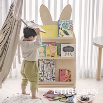 [꼬메모이] NEW 리틀라핀 전면책장+스탠딩 꼬모랙 내츄럴 세트 / 유아 가구 놀이 책장, 옵션선택:뉴리틀라핀전면책장+스탠딩꼬모랙(내츄럴)