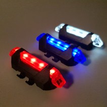 자전거 후미등 DC-918 USB 충전식 안전후미등 안전등, 1개입, 레드